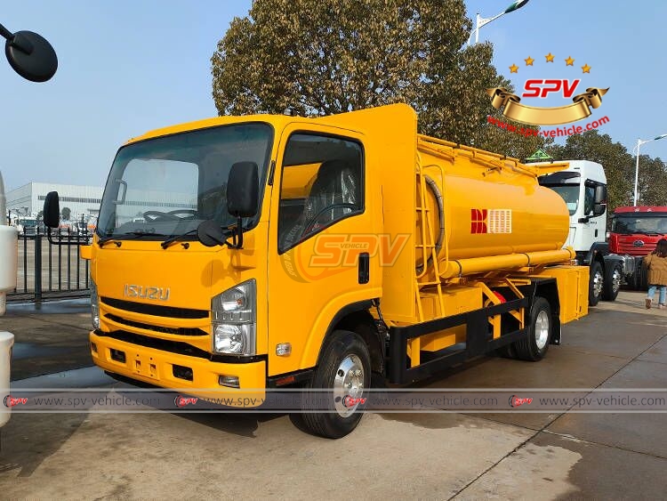 SPV-Vehicle - 8,000 Litres Fuel Bowser Truck - Left Front Side SPV-Vehicle - 8,000 Litres Fuel Bowser Truck - Left Front Side